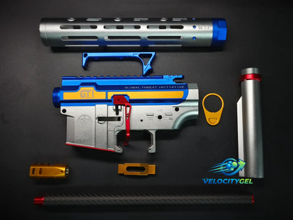 M4A1-Gundam color scheme-Fully Automatic - Single Shot - Brushless Motor